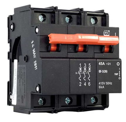 Qf3 3p 6ka  35a C/b Curve 1 Circuit Breaker