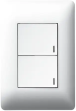 2 Lever Switch White Ysalis Legrand Plugs and Switches