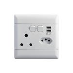 Neu 4x4 Single Switch Socket+euro+usb NUR / NEU Plugs and Switches - Image 2