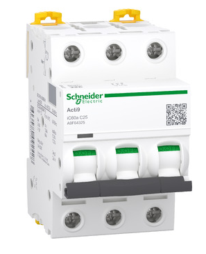25a 3p 6ka Mcb Ic60a Schneider Circuit Breakers