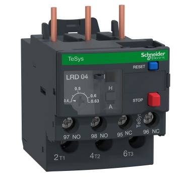 O/LOAD FOR D RANGE 0.40-0.63A