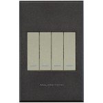 4x2 4 Lever Switch Cover Plate VETI Plugs and Switches - Image 2