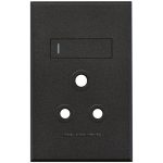 4x2 Single Socket Cover Plate VETI Plugs and Switches - Image 2