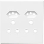 4x4 Double Rsa V-Slim Cover Plate VETI Plugs and Switches - Image 2