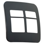 4 Mod Cover 2 Single 2 Duo VETI Plugs and Switches